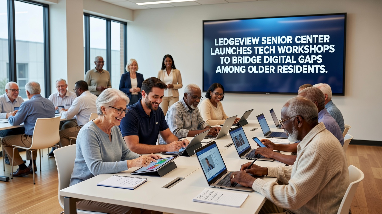 Ledgeview Senior Center Launches Tech Workshops to Bridge Digital Gaps Among Older Residents